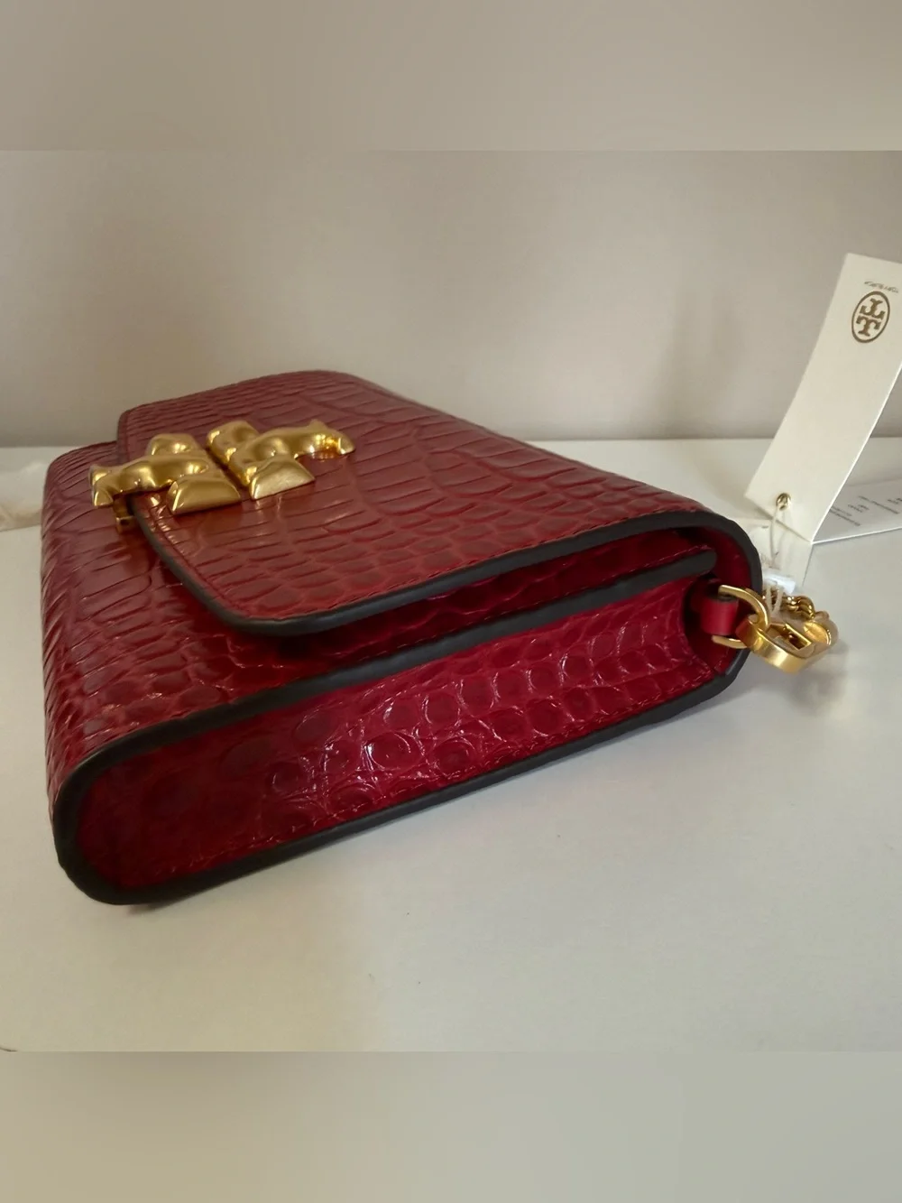 Tory Burch 77037 ELEANOR EMBOSSED CLUTCH